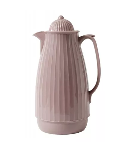 Thermoskanne im Retro-Design, 1 Liter, Rose Altrosa