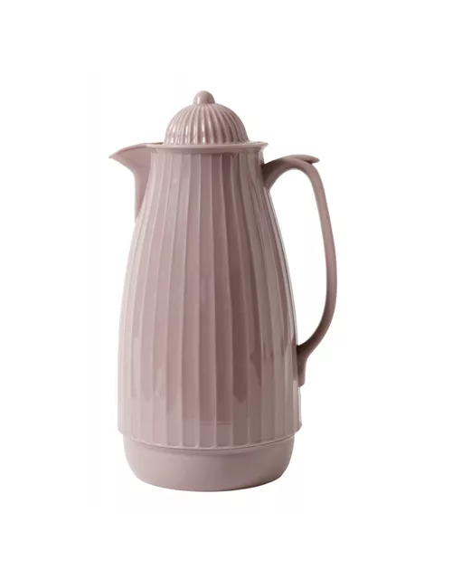 Thermoskanne im Retro-Design, 1 Liter, Rose Altrosa