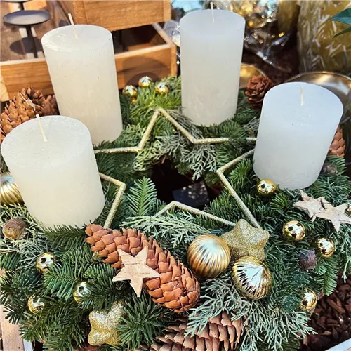 DIY-Workshop Adventskranz binden 