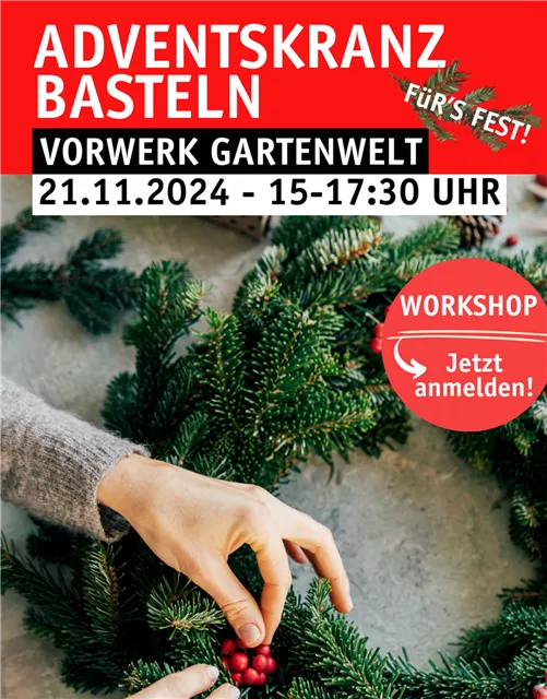 DIY-Workshop Adventskranz binden 